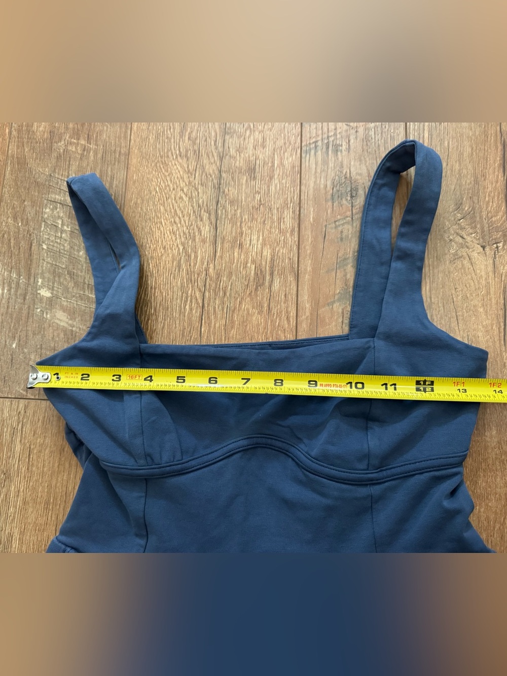 New Free people FP movement Navy Blue Jumpsuit with Drawstring Waist size XS - Picture 8 of 13